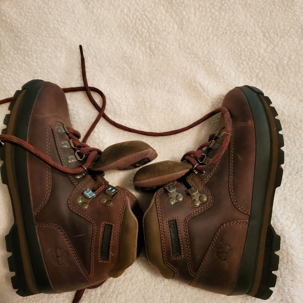 Womens Vintage Timberland Boots. Size 9.5 M. NWOT.  Brown - Picture 6 of 7